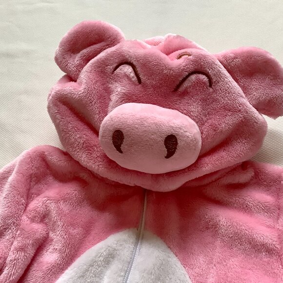 Pink Piggy One Piece Costume for Infant - Picture 2 of 8